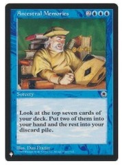 Ancestral Memories - The List